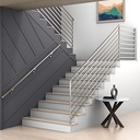 HANDRAIL BRACKET 3" STN NKL