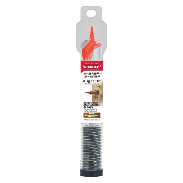 DIABLO AUGER BIT 1-3/8 X 7-1/2