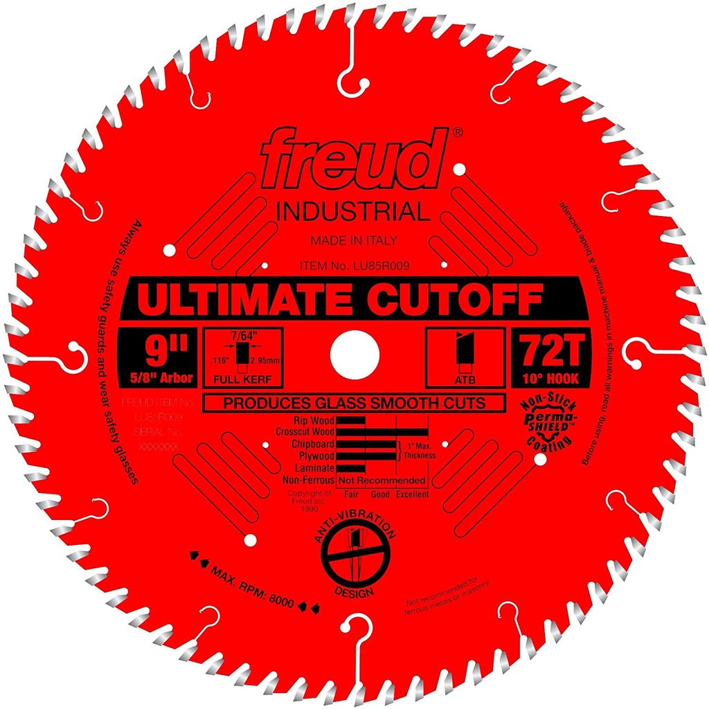 FREUD DISCO9X72X5/8 ATB