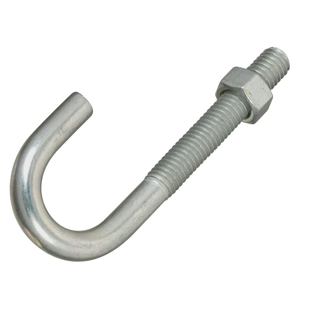 BOLT J W/NUT 3/8"X3-3/4"
