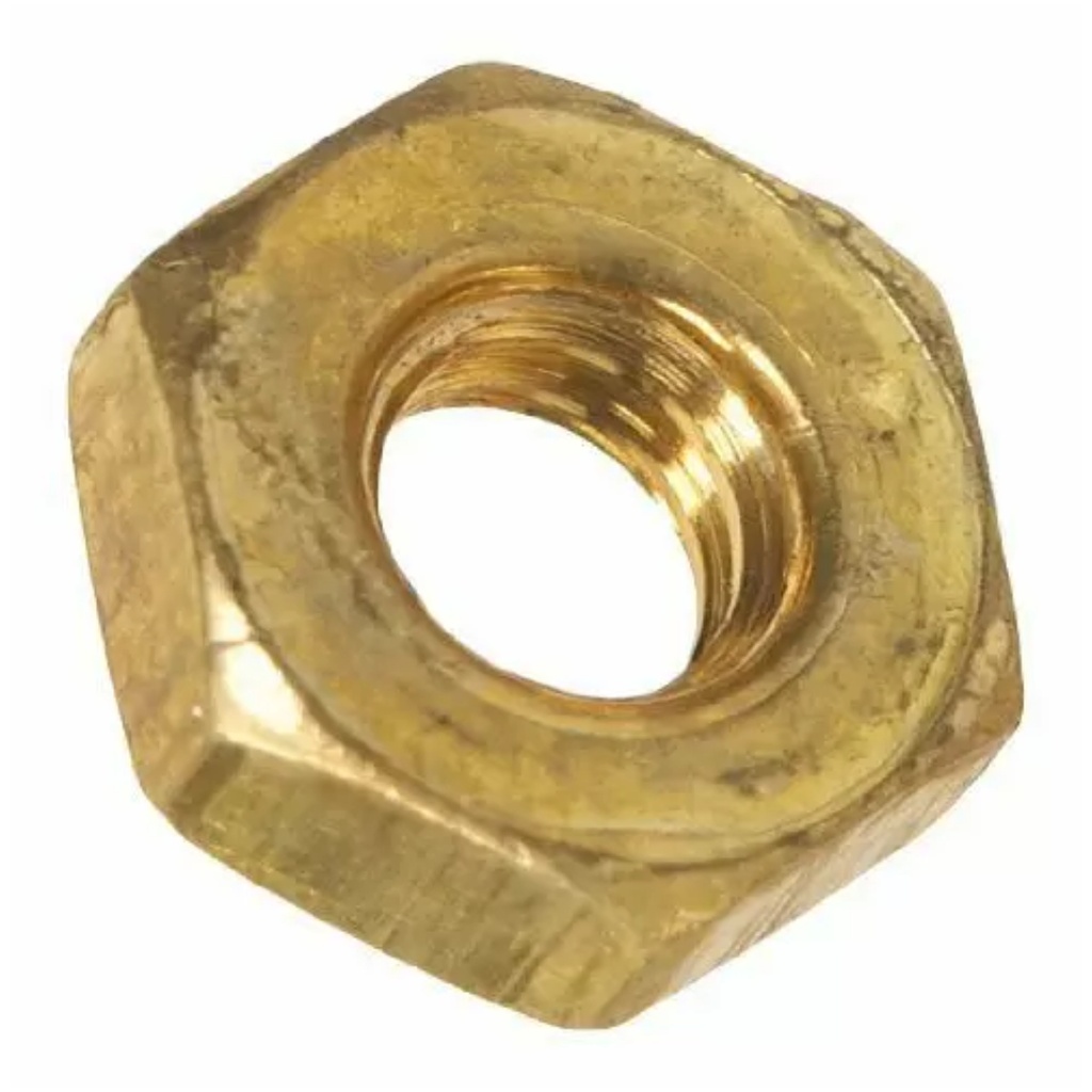 TUERCA HEX BRASS 8-32  PK7