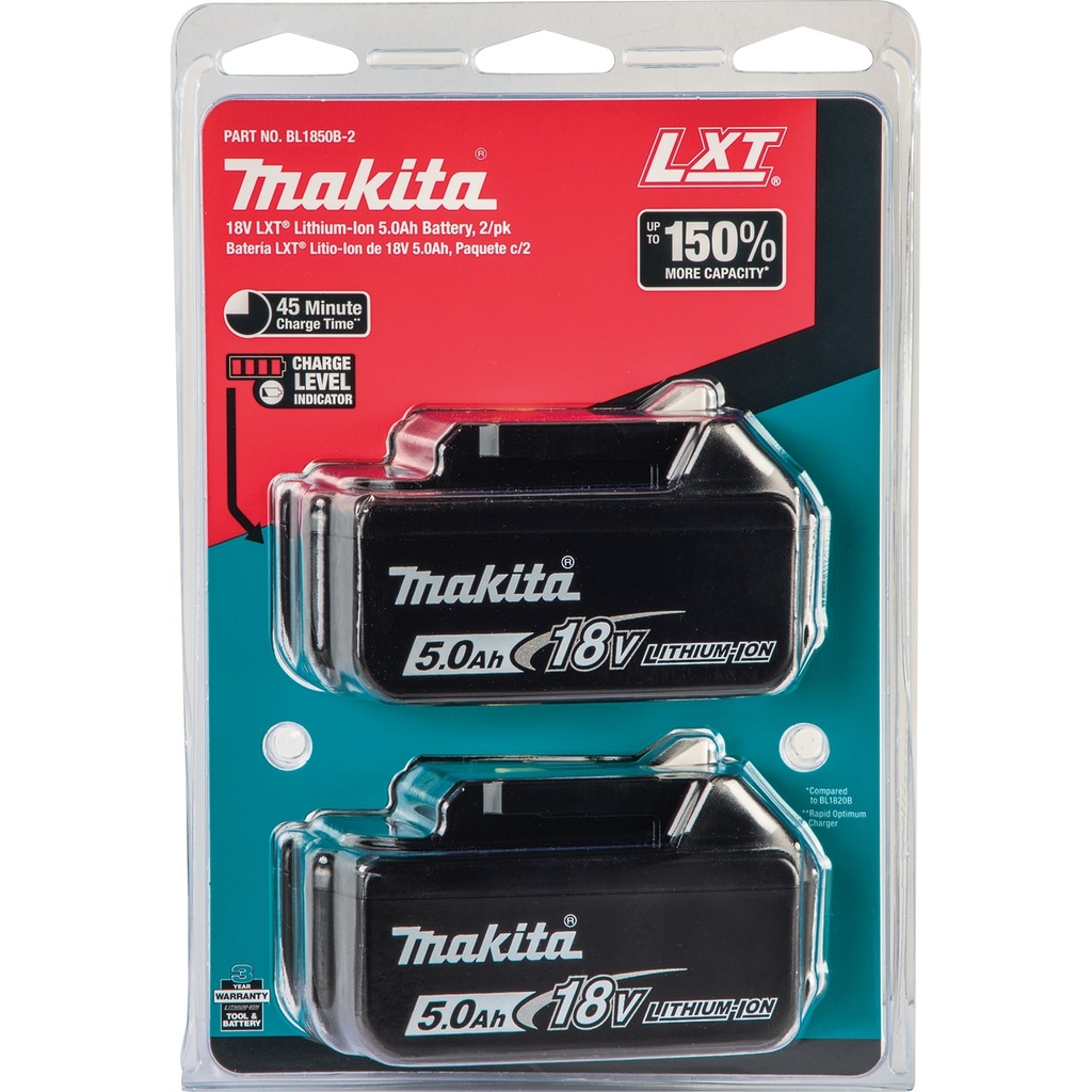 MAKITA 18V LXT LITHIUM-ION 2 PK