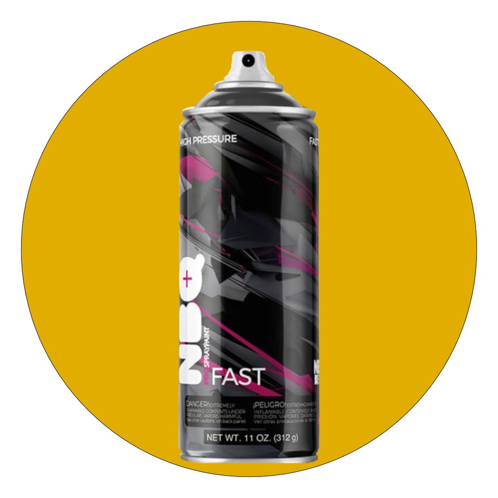 NBQ SPRAY 400mL MUSTARD YELLOW