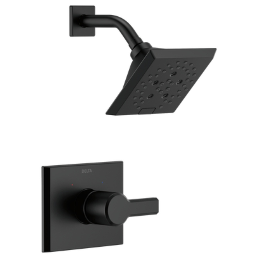 DELTA PIVOTAL H20 SHOWER TRIM BL