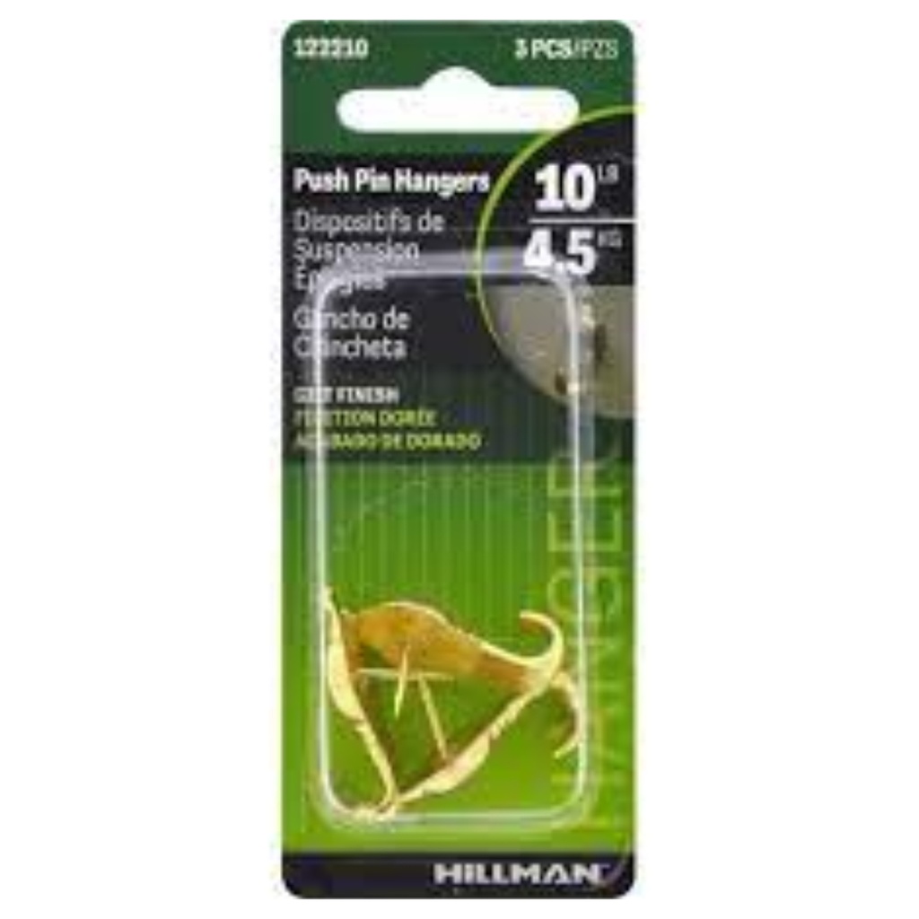 PUSH PIN HANGERS PK3
