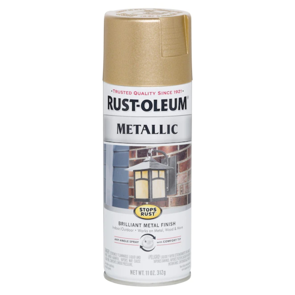 R/OLEUM METALLIC W/GOLD SPR