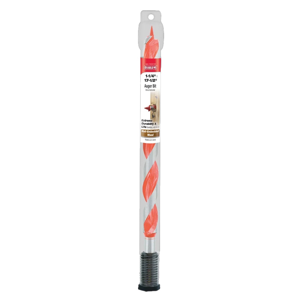 DIABLO AUGER BT HSS 1-1/4X17-1/2