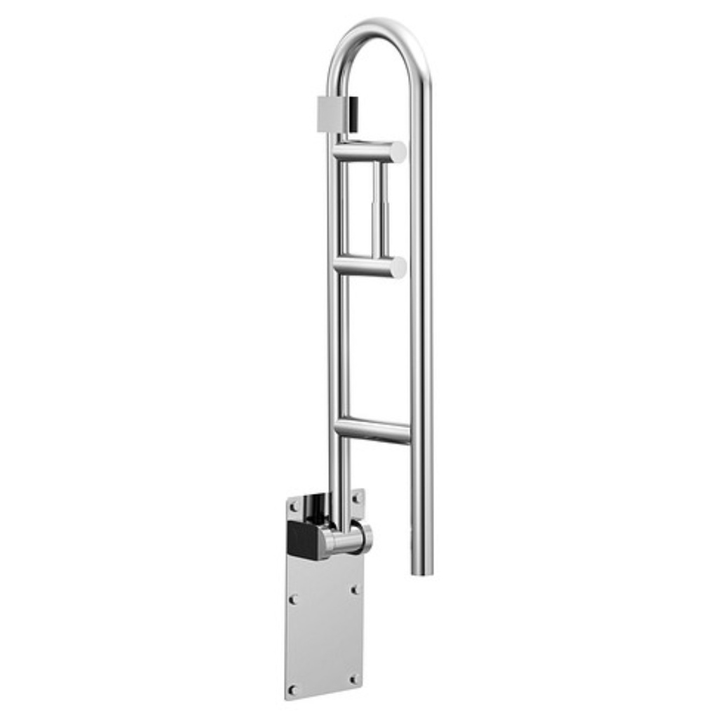 MOEN FLIP-UP GRAB BAR WHIT