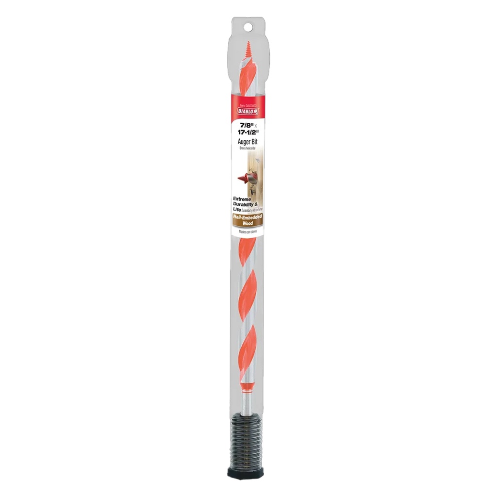 DIABLO AUGER BIT HSS 7/8X17-1/2