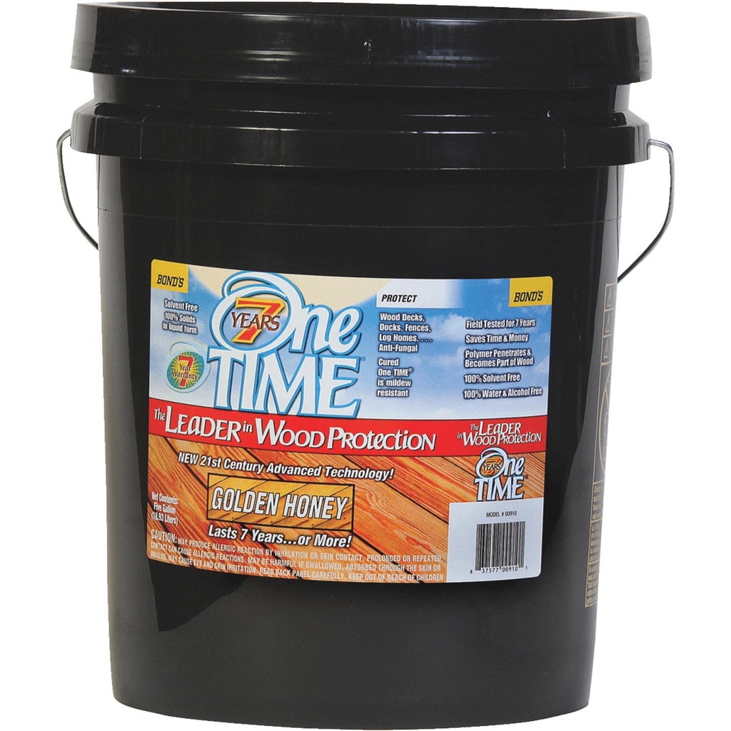 ONE TIME WOOD SEAL GOLD/HON PL