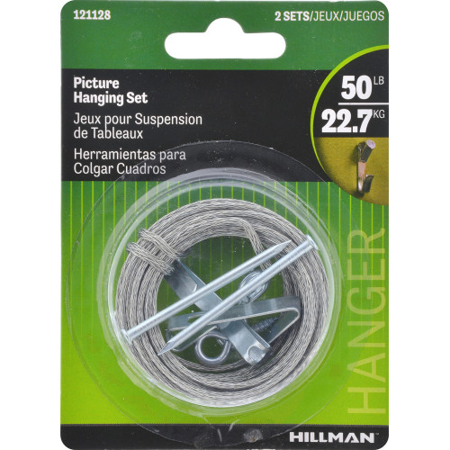 PICTURE HANGING SET 10' PK2
