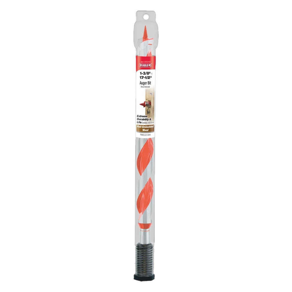 DIABLO AUGER BIT 1-3/8 X 17-1/2
