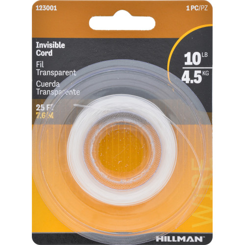 INVISIBLE CORD  FOR 10LB 25'