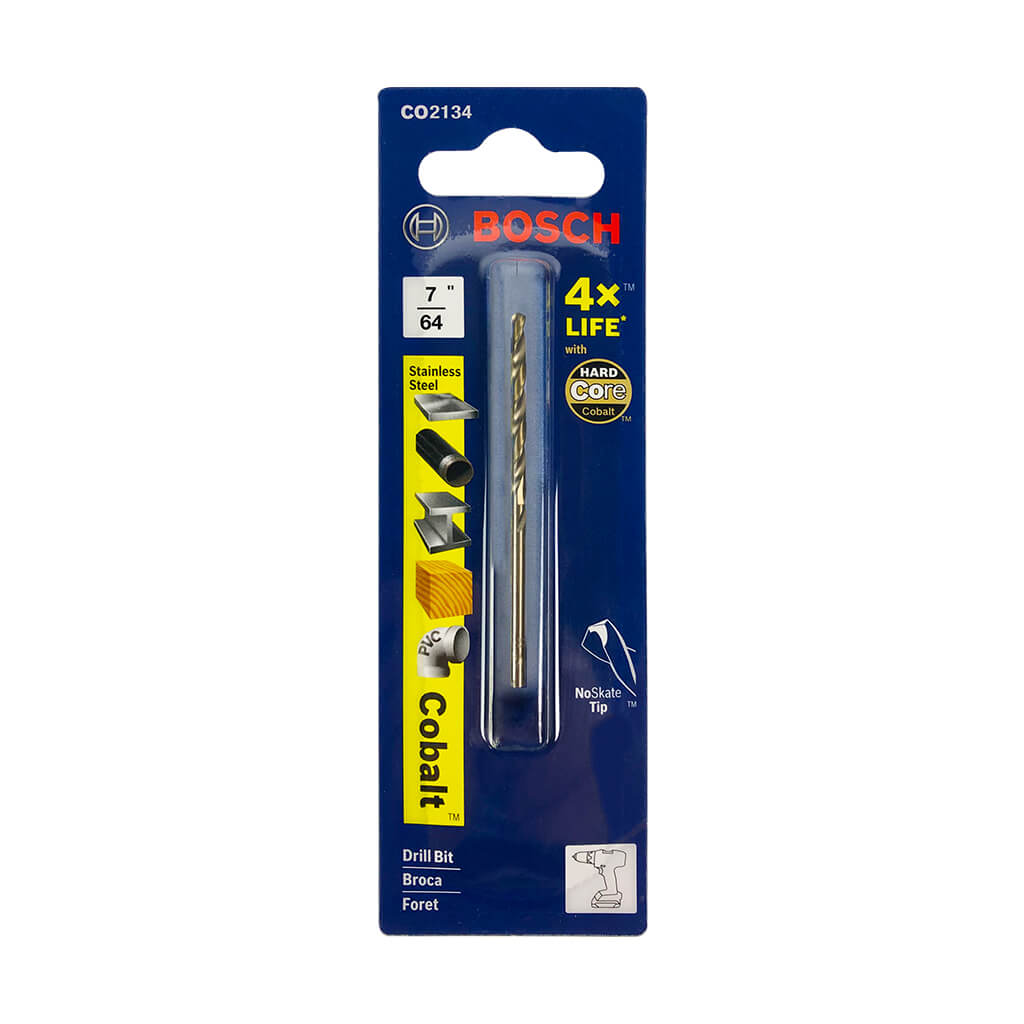 BOSCH BARRENA COB, 7/64 P/META