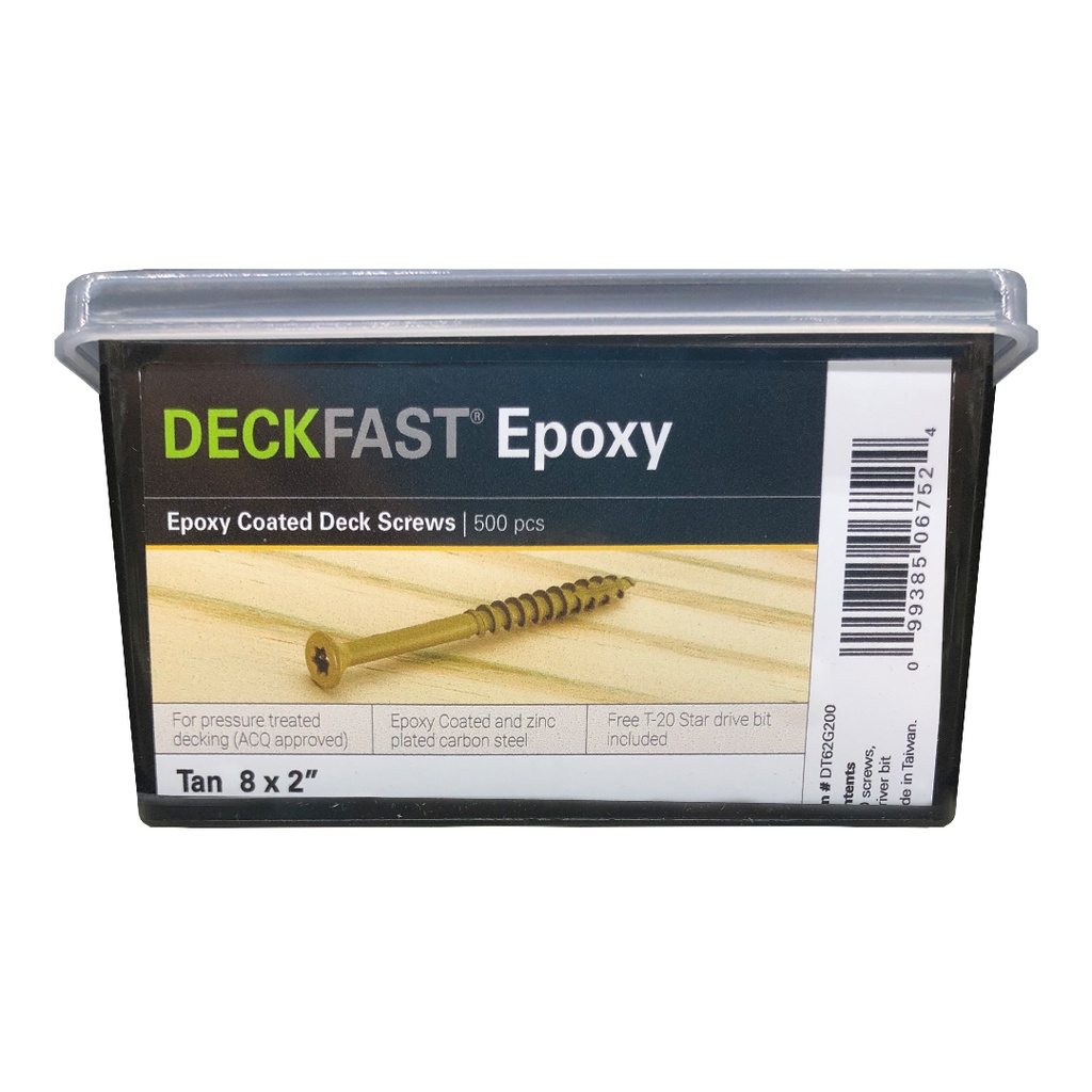 DECKFAST 8X2 TORX TAN 500PC