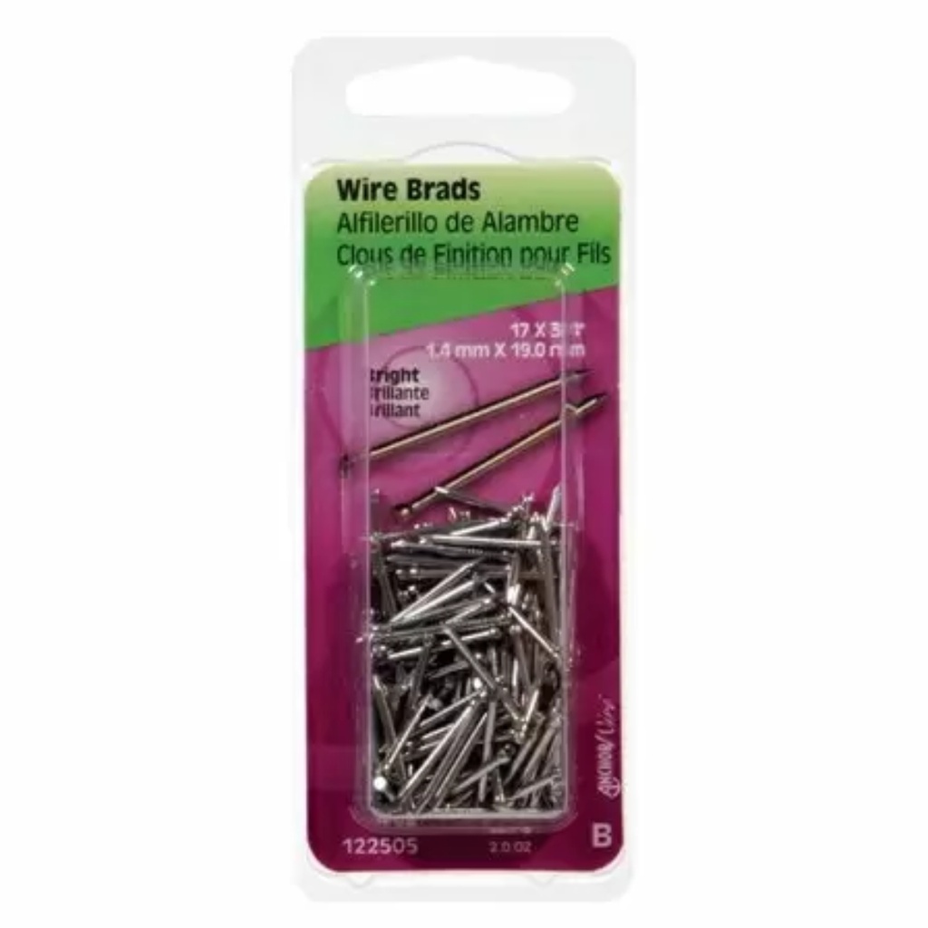 WIRE BRADS  3/4 BRIGHT PK 2OZ