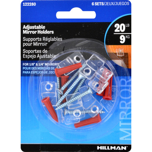 ADJUSTABLE MIRROR HOLDER KIT PK6
