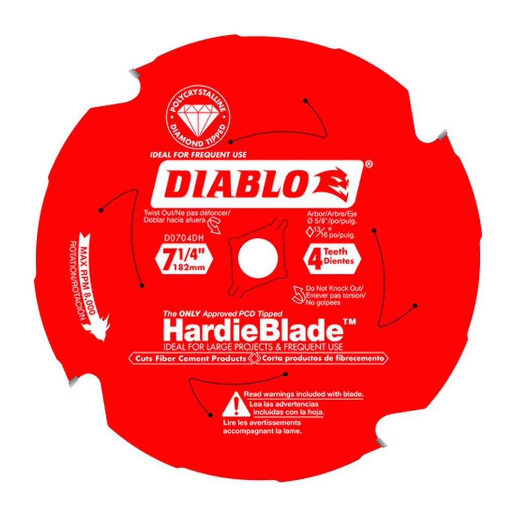 DB PCD FIBERCEMENT BULK 7-1/4 4T