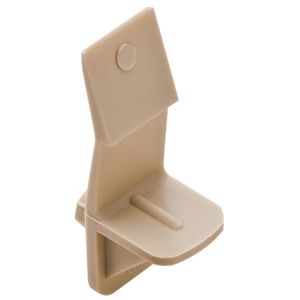 CLIP P/TABL. 1/2 PLAST  ALMOND