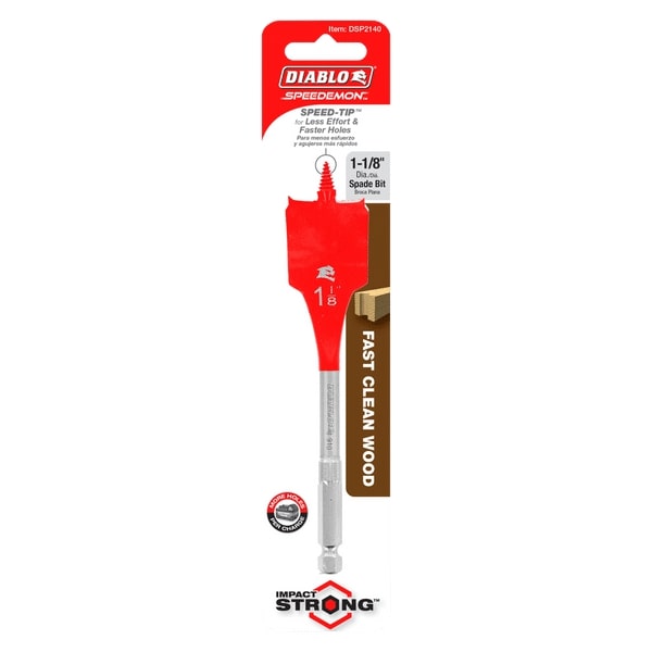 DIABLO 1-1/8"X6" SPADE BIT