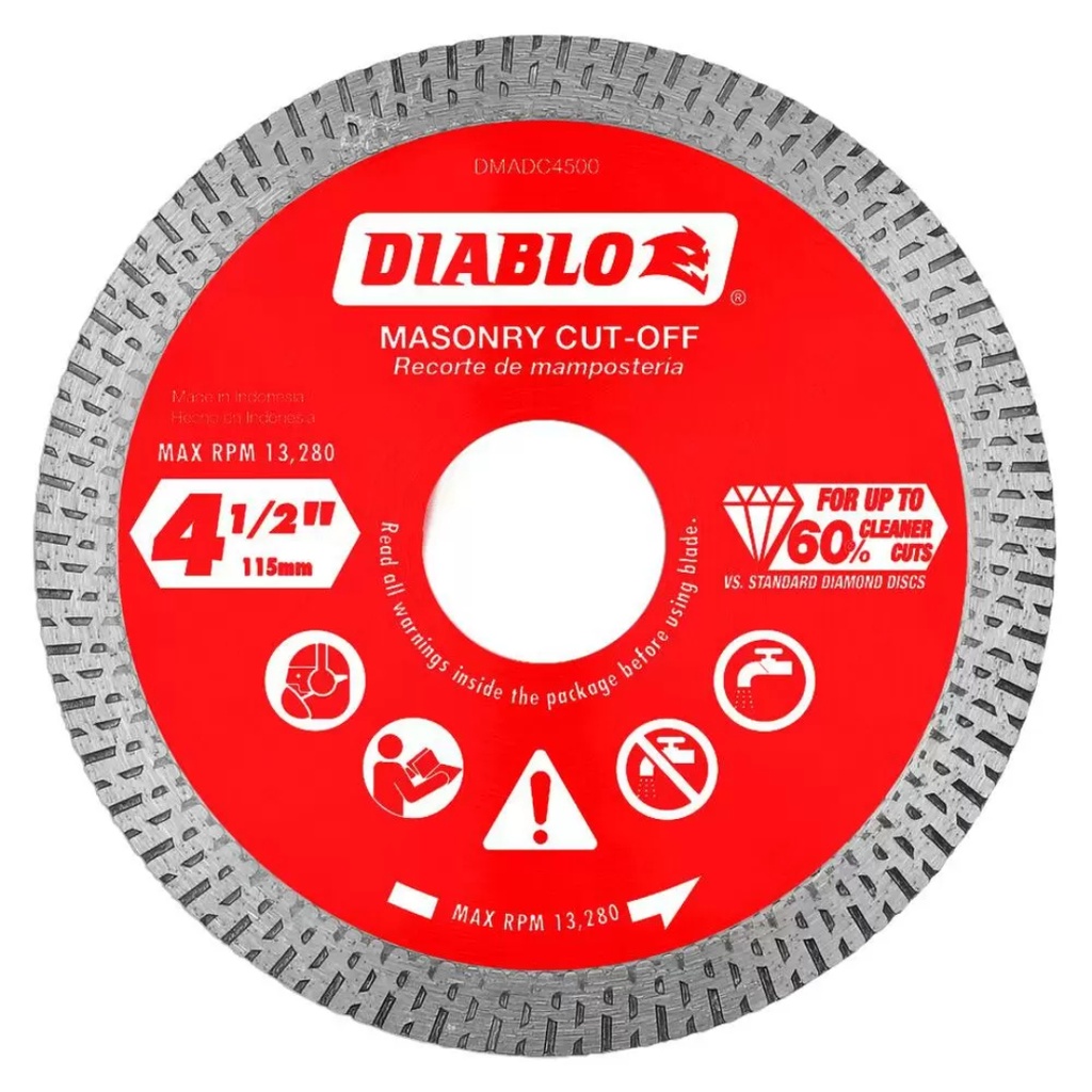 DB 4.5" DIAMOND CONTINOUS BLADE