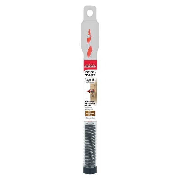 DIABLO AUGER BIT HSS 5/16X7-1/2"