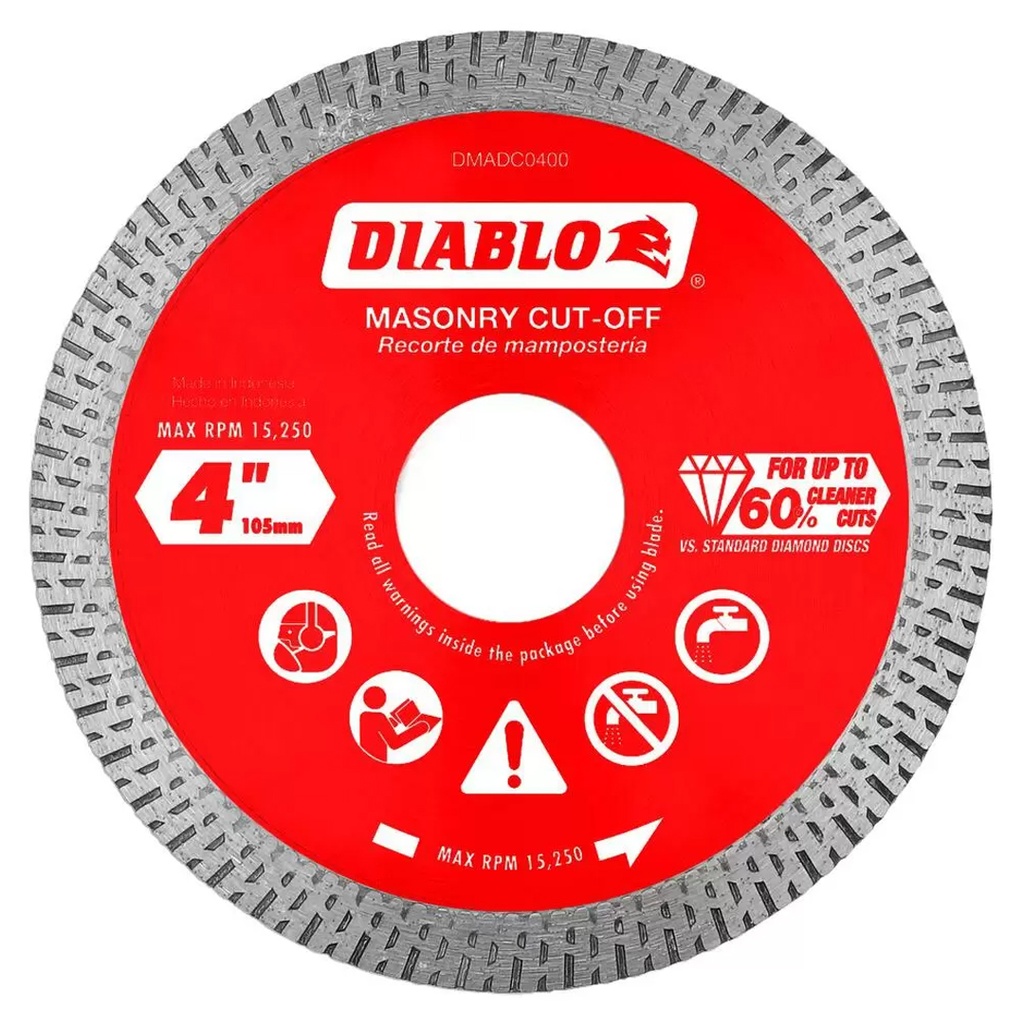 DIABLO MASNRY CR CUTOFF DSC 4"