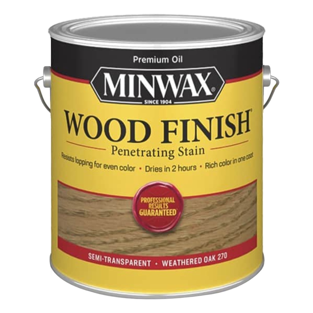 MW W/F STAIN WEATHERED OAK GL