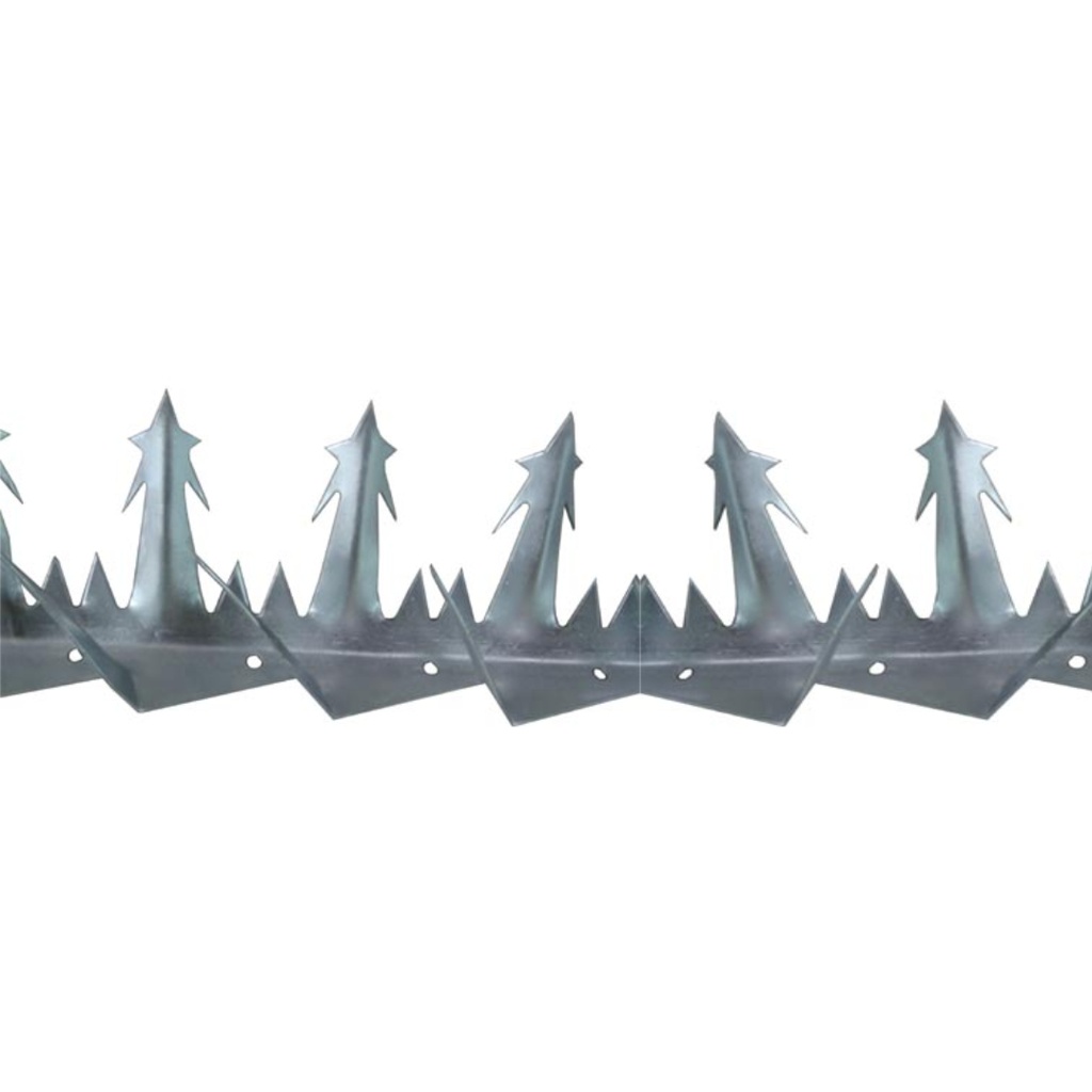 WALL SPIKE STAR GALV. 5"X4'