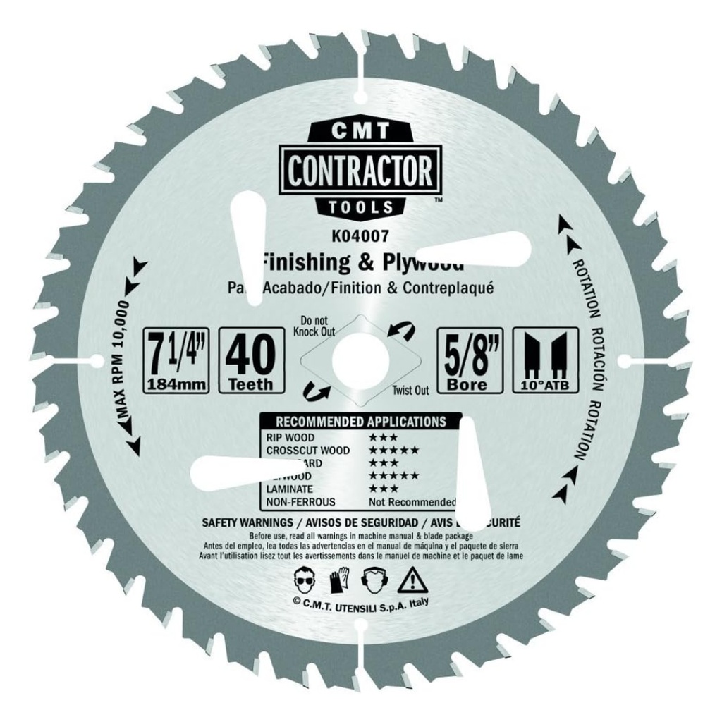 CMT ITK CONTRACTOR 7-1/4X40X5/8