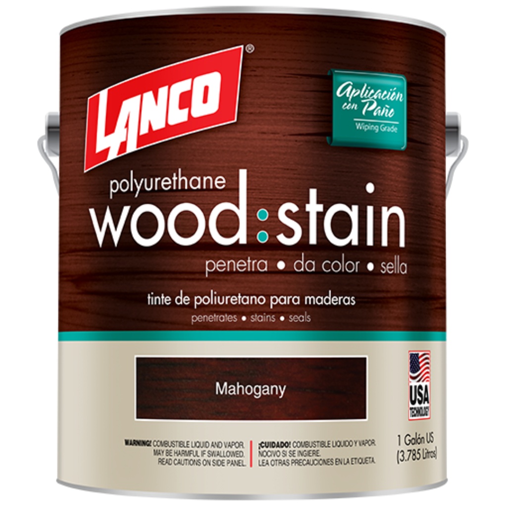 LANCO W/STAIN MAHOGANY GL