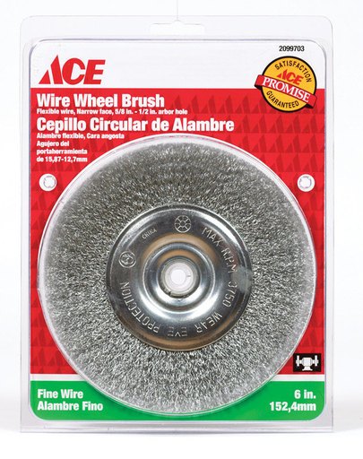 ACE BRUSH WHEEL FINE 6"