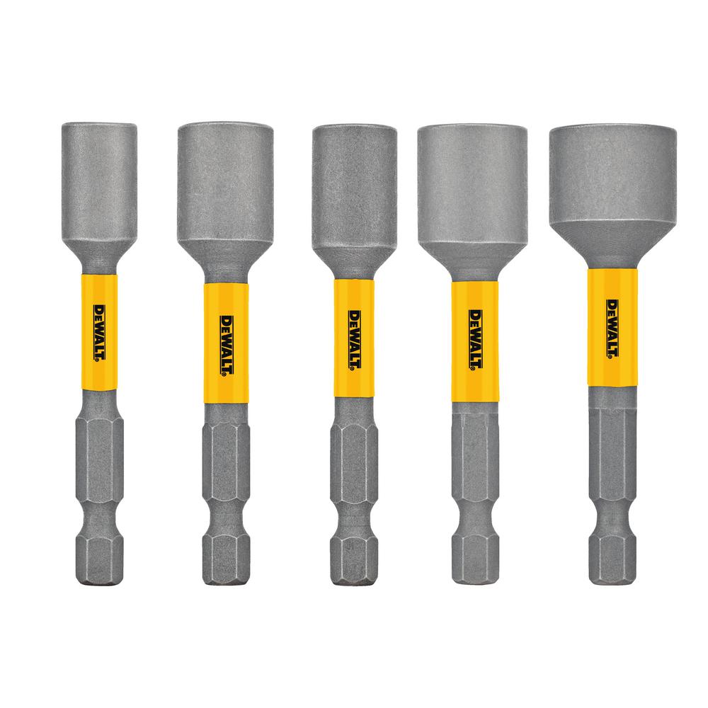 DEWALT DETATCH NUT DRVR SET 5PC
