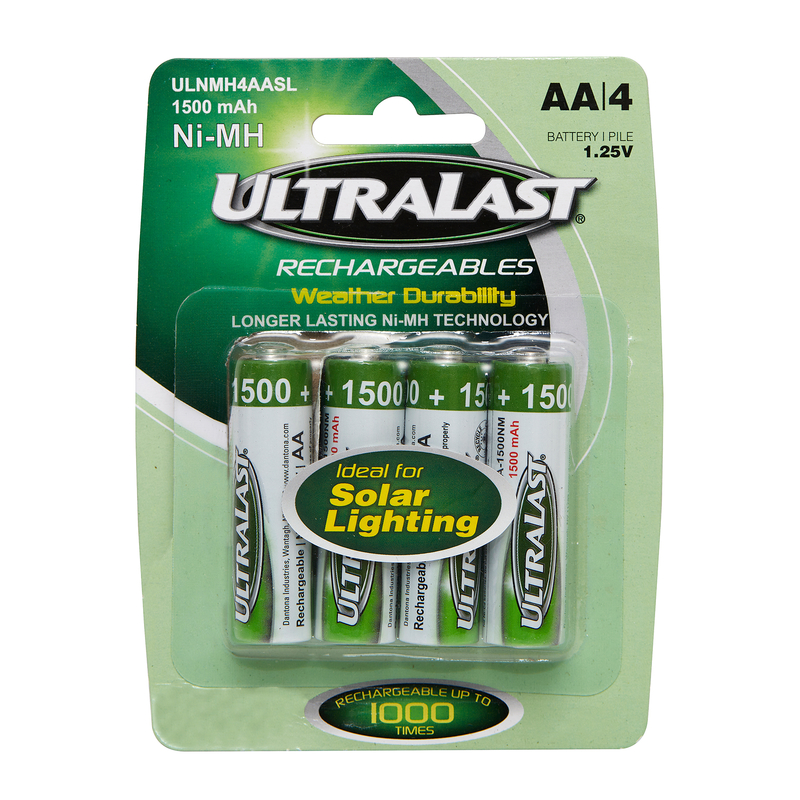 BATTERY NIMH AA 4PK