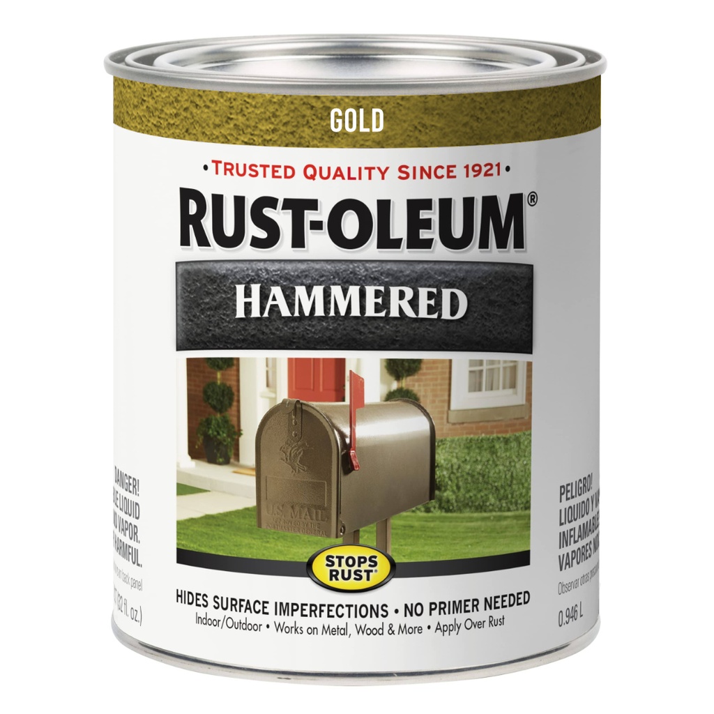 R/O GOLD HAMMERED  METAL QT
