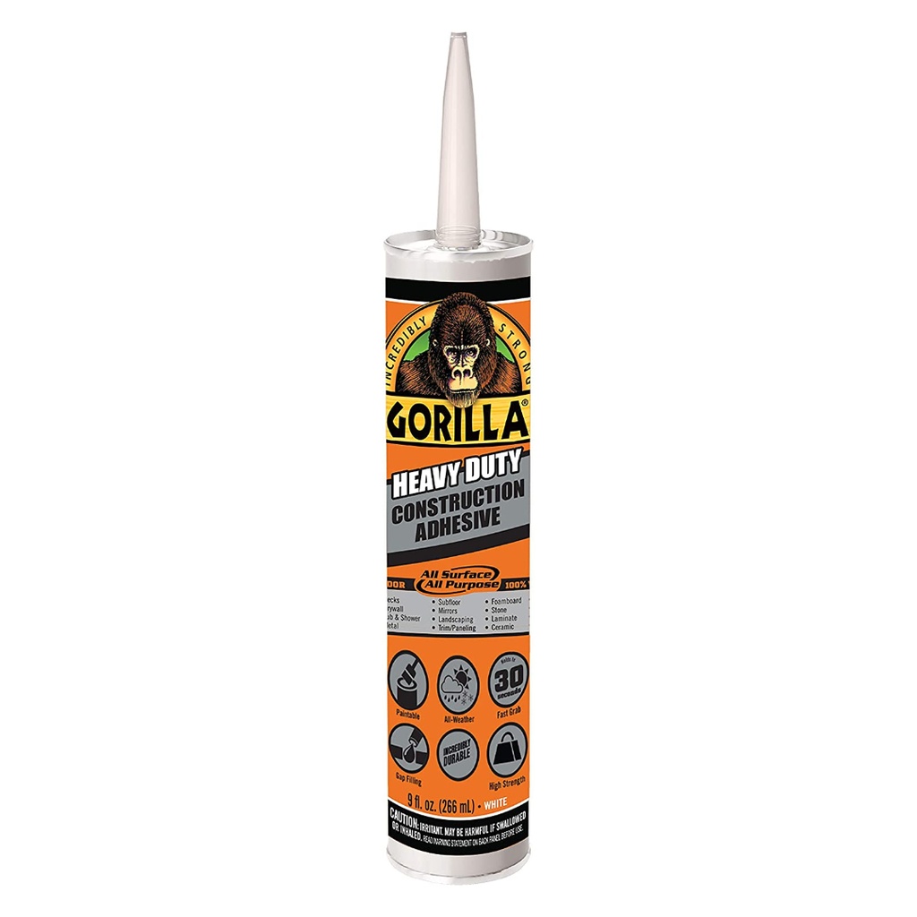 GORILLA HD CONST ADH 9OZ