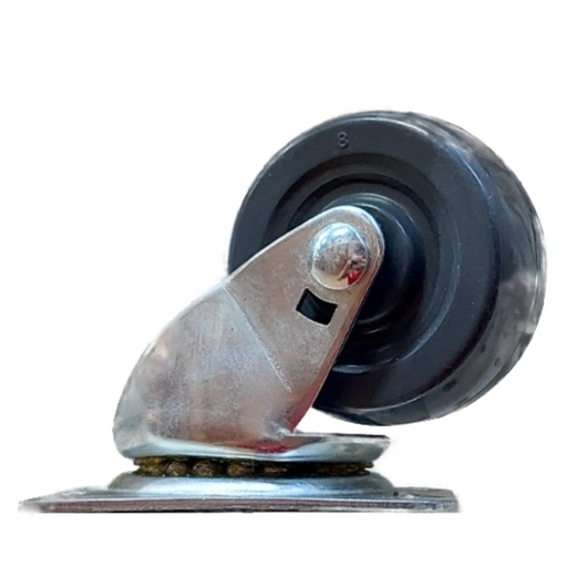 [51908] CASTER PLATE 2" SW+B H/R