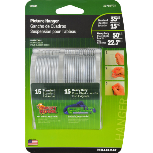 [121045] PICTURE HANGER  DRYWALL PK30