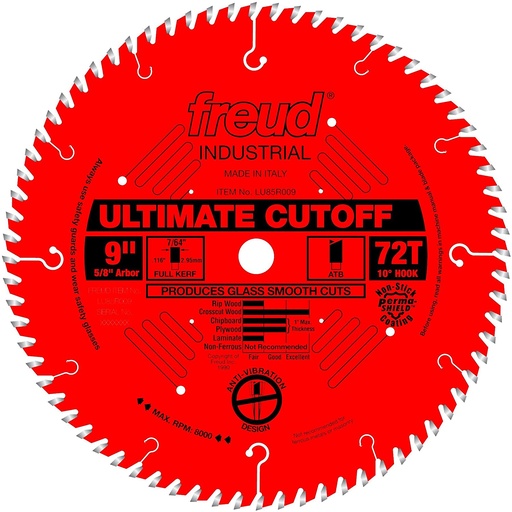 [LU85R009] FREUD DISCO9X72X5/8 ATB