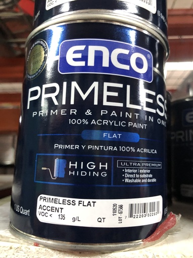 [420012102] ENCO PRIMELESS FLAT ACCENT  QT
