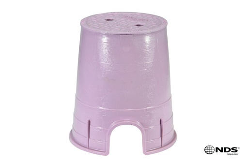 [4537213] VALVE BOX LID RND PURP6"