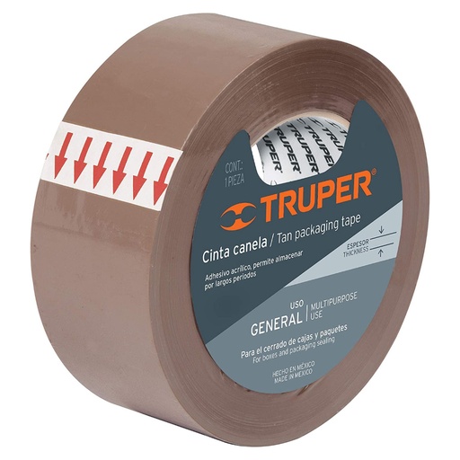 [12550] TRUPER TAN PACKAGING TAPE 131'