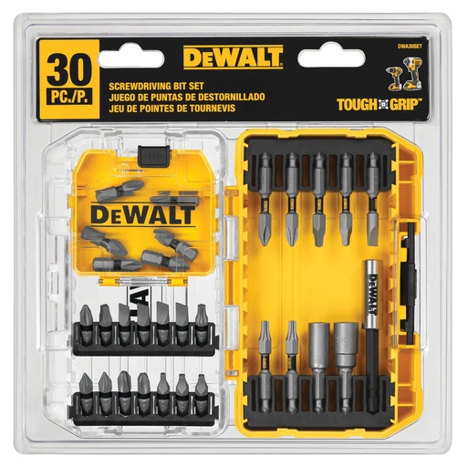 [DWA30SET] DEWALT SCREWDRIVING BIT SET 30PC