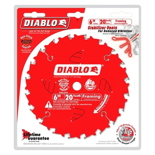 [D0620X] FREUD DISCO 6X20 SAW BOSS
