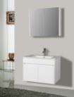 [BA700W] CONJ. PVC VAN MUEB/LAV/BOTIQ WHT