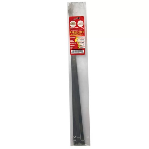 [14221] CABLE TIES 14.2" S/S MARINE