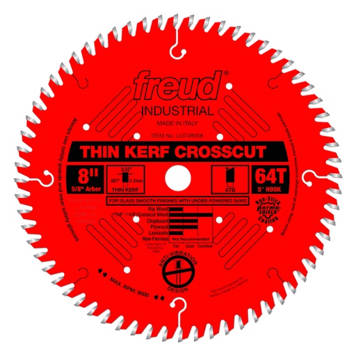 [LU74R008] FREUD DISCO 8X56X5/8