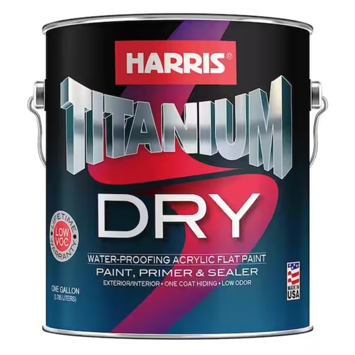 [420000401] HARRIS TITANIUM FLAT T/BASE GL