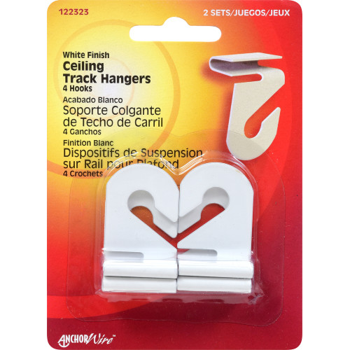 [122323] CEILING HANGER WHITE  PK2