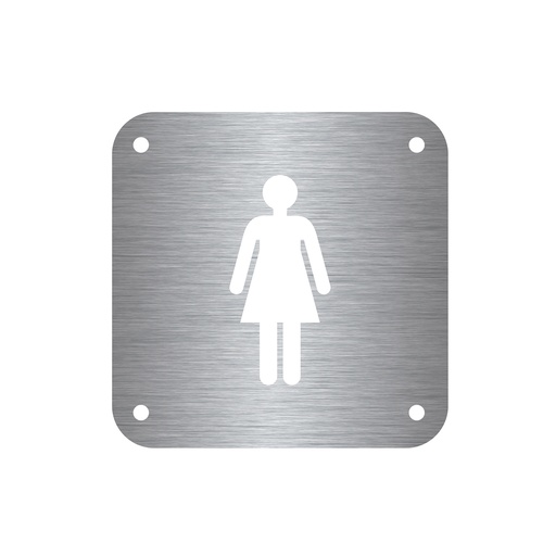 [IN26401P] JNF PLACA GIRL AISI 304